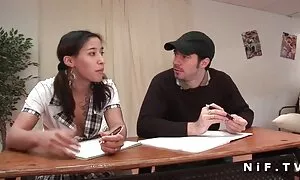 جميلة, شقراء, لديه قسم افلام سكس اجنبى مترجم يبدو أنه يكره